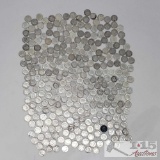 Approx 281 Pre 1964 Silver Dimes, Weighs Approx 735.9g