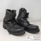 Heavily Worn Vibram Steel Toe Boots Size 13