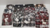 11 Fannel Button Up Shirts! 2 Flannel Sweaters! Brand New With Tags !!