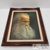 Old Man Face Original Painting Great Quality