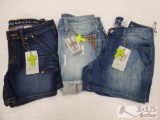 Brand New With Tags! 3 Pairs of Gypsy Soule Stretch Shorts