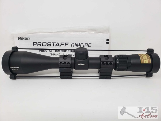 Nikon Prostaff Rimfire ll Riflescope 3-9x40 4-12x40