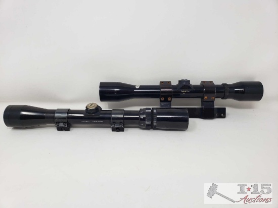 1 Bushnell Sportview Waterproof 3...-9...,32 With Weaver Scope Mount, 1 Bushnell Sportview 4...,32mm