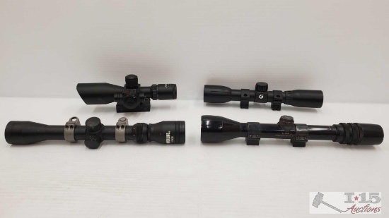 Bushnell, Pinty, Powerline and 1 Unmarked Scope