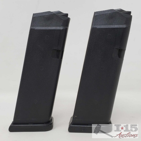 2 Glock .9mm 14 Round Magazine