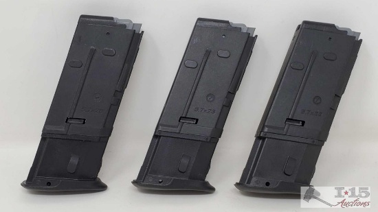 Three 5.7x28 Cal. 10 Round Magazines