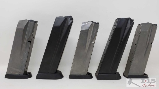 3 Smith & Wesson. 45 Auto and 2 other .45 Auto 10 Round Magazines