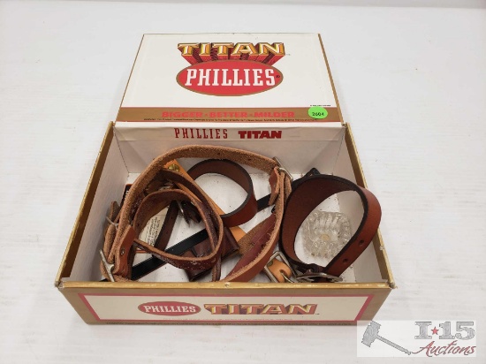 Cigar Box with Leather Gun Straps