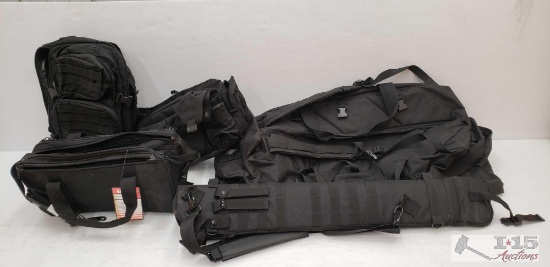 Pistol Range Bag, Tool Bag, Backpack, Gun Case, and Duffel Bag