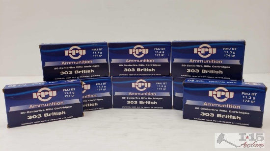 Approx 160 Rounds of 303 British