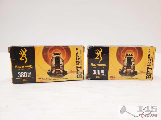 100 Rounds of .380 Auto