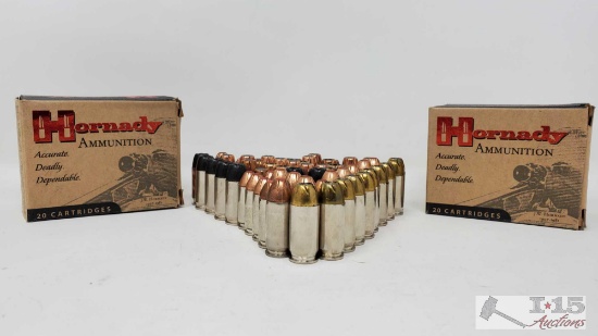 Approx 28 Rounds of 41 Spcl, 45 Auto, 41 Mag and 40 S&W