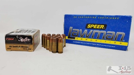 Approx 76 Rounds of 40 S&W