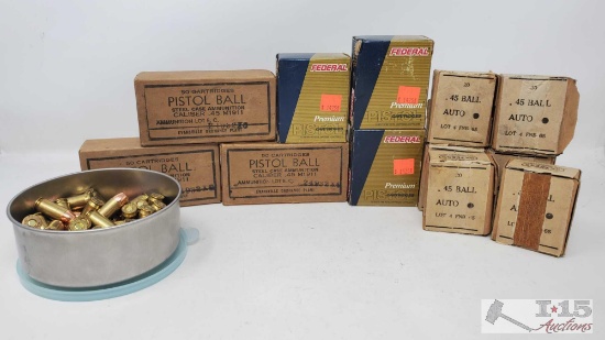 Approx 390 Rounds of 45 Auto