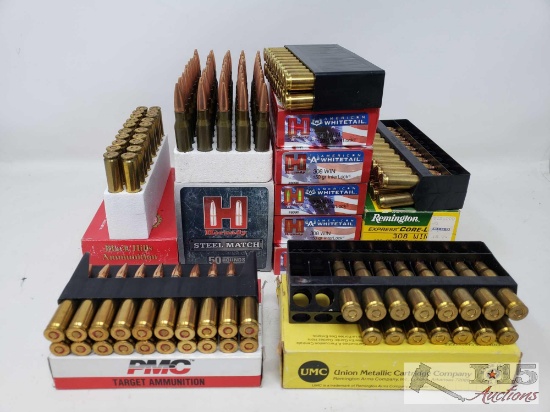 Approx 245 Rounds of .308, Hornady, Remington, PMC, Black Hills, and UMC