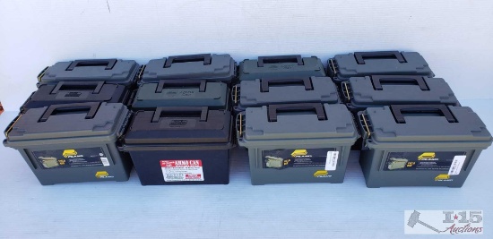 12 Empty Ammo Cans