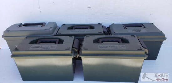 5 Empty Ammo Cans