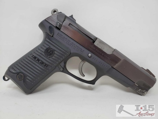 Ruger P85 9mm Semi-Auto Pistol with Case