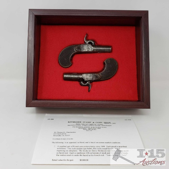 French Percussion Pistols