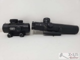 One Leapers Quick Aim Red/ Green Dot Sight, One Leapers MA4...20 Scope