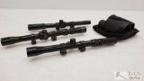 3 Tasco Scopes and Tasco Binoculars