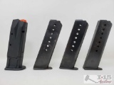 4 Walther .9mm Cal 10 Round Magazine