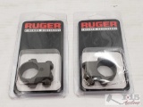 2 Brand New Ruger Firearm Clam Shell Scope Ring