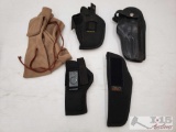 4 Holsters and Rifle Sock