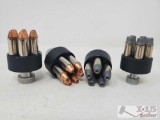 4 Speed Loaders with 12 Rounds 357 Mag and 12 Rounds of 38 Spl