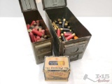 Two Ammo Cans with 12ga, 16ga, 28g and 410ga