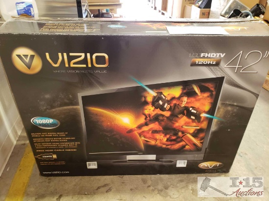 42" Vizio LCD FHDTV with Box and Remote