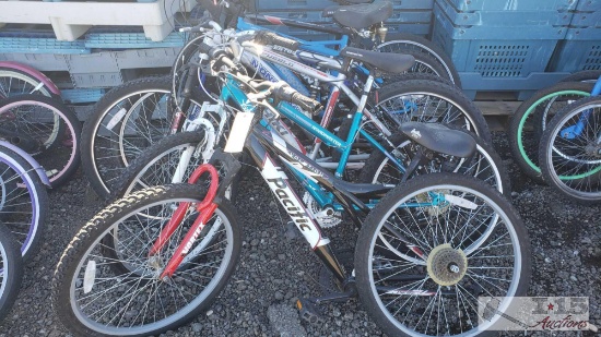 6 Assorted Bicycles 24"- 26"