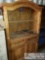 Wooden China Hutch with Light