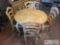 Wooden Dinning Table and 4 Chairs