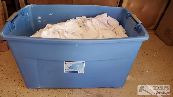Tote Full of White Shirts