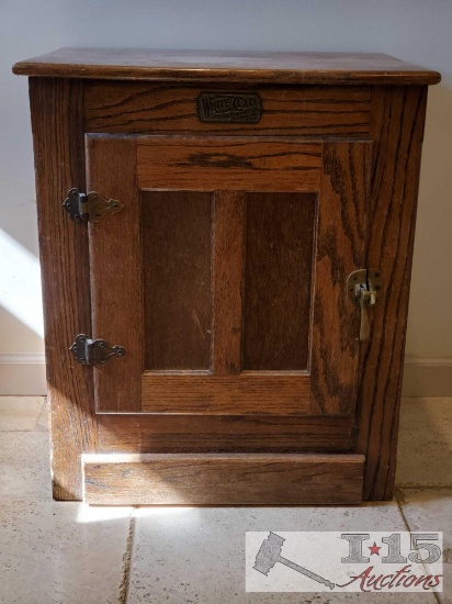 Vintage Whiteclad Oak Endtable