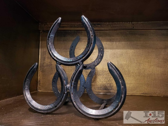 Horse Shoe Wine Holder