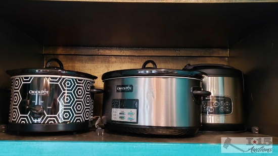 2 Crock Pots, AROMA Multi-Cooker