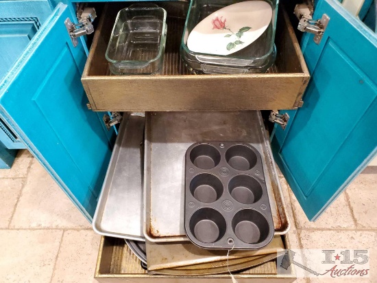 Pyrex Pans, Cookie Sheets, Cupcake Pan and More