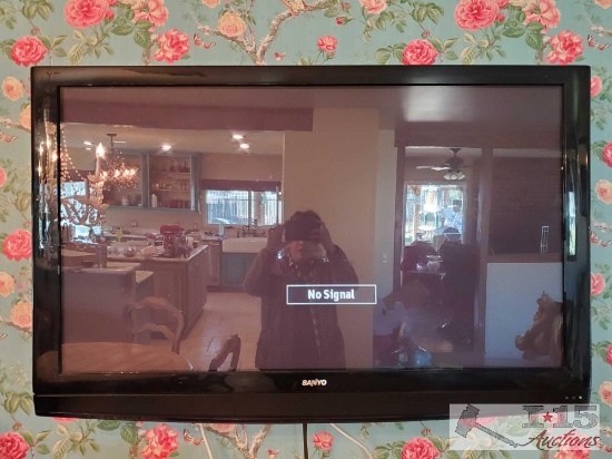 Sanyo 50" TV with Wall Mount