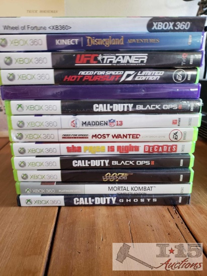 Assorted Xbox 360 Games