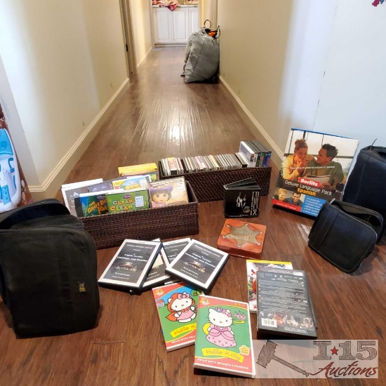Over 200 Various Cds and Approx 20 Dvds
