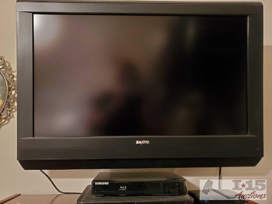 Sanyo 32" TV with Samsung Blu-ray Player