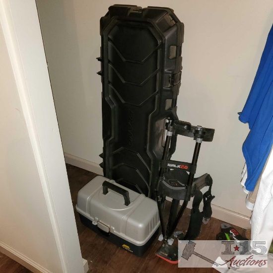 Plano Rifle Case, Tackle Box and iWalk 2.0