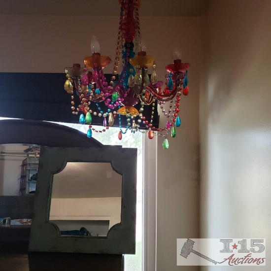 Mirror and Chandelier!