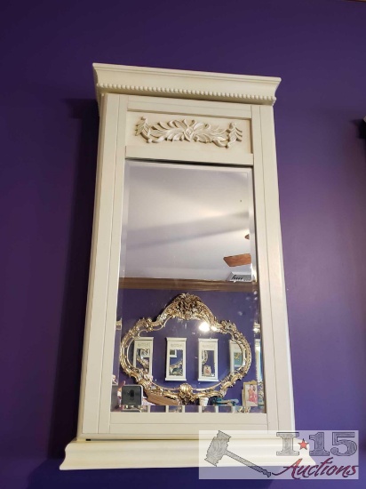 Hanging Jewelry Box with Assorted Costume Jewelry