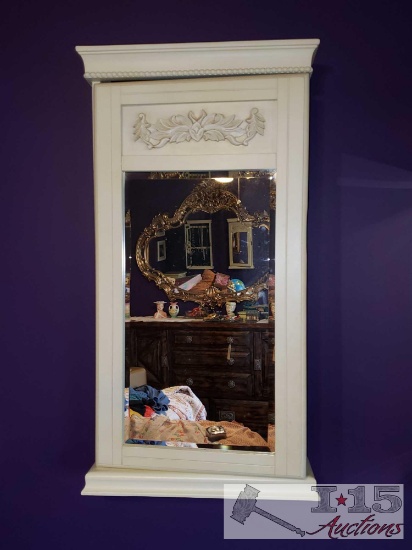Hanging Jewelry Box with Assorted Costume Jewelry