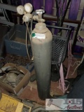 Argon Tank with Guage, Measures approximately 4' Tall