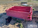 12) 2 inch Pipe Corrals. 4 foot tall by 6 foot wide each