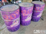 3 Rowdy Rose 55 Gallon Barrels